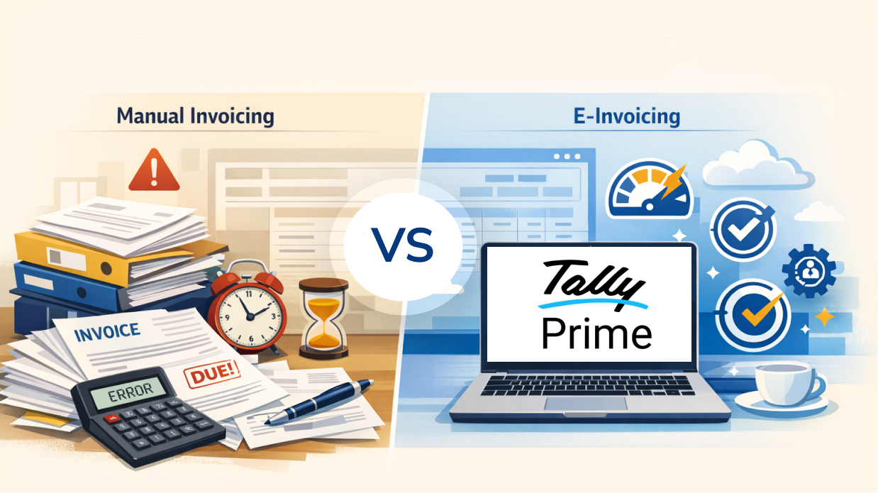 Manual vs e-Invoicing